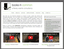 Tablet Screenshot of booksincommon.org